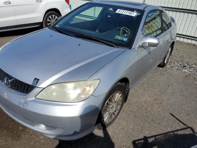 1HGEM22945L013116 - 2005 HONDA CIVIC EX SILVER photo 9