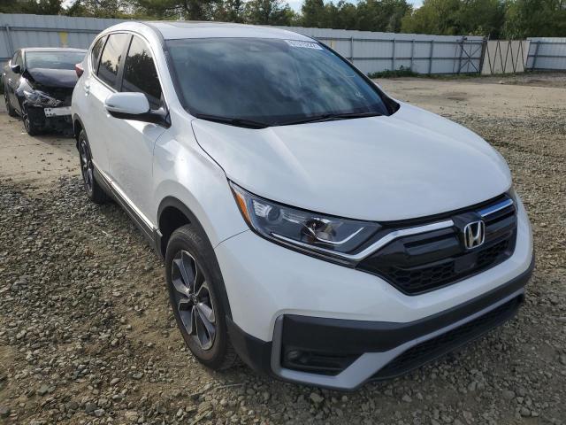 2HKRW2H88LH694875 - 2020 HONDA CR-V EXL WHITE photo 1