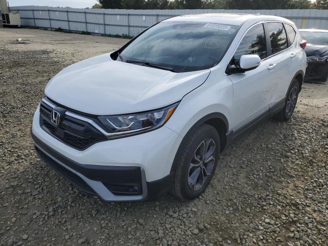 2HKRW2H88LH694875 - 2020 HONDA CR-V EXL WHITE photo 2