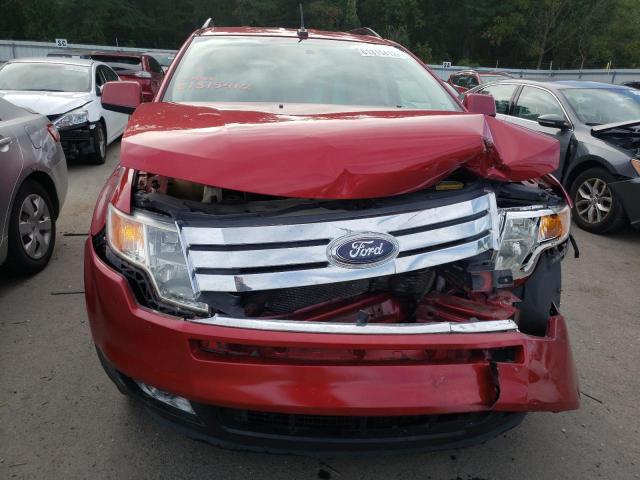 2FMDK3JC8ABB25054 - 2010 FORD EDGE SEL RED photo 7