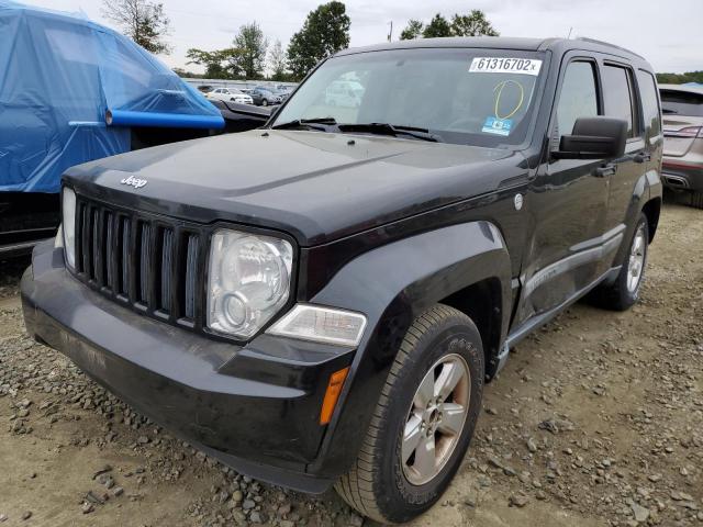 1J4PN2GK0BW509521 - 2011 JEEP LIBERTY SP BLACK photo 2