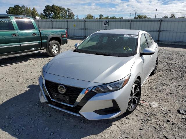 3N1AB8CVXMY294171 - 2021 NISSAN SENTRA SV SILVER photo 2