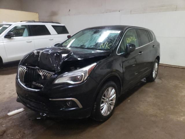 LRBFXASA6HD147914 - 2017 BUICK ENVISION P BLACK photo 2