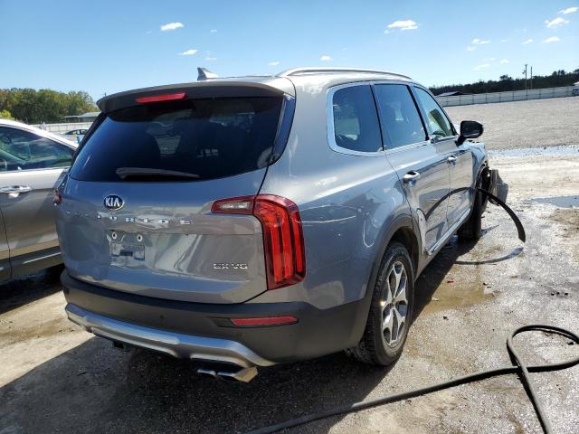 5XYP34HC2LG025265 - 2020 KIA TELLURIDE GRAY photo 4