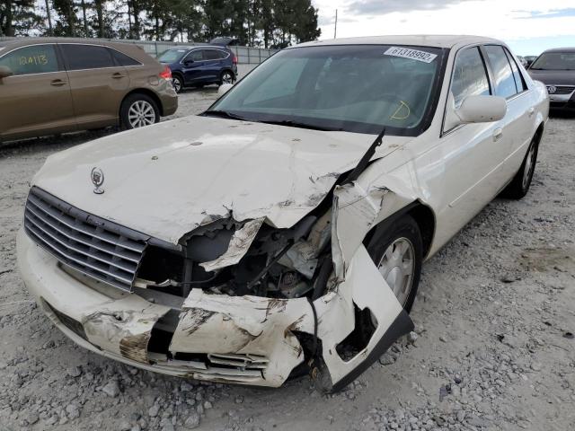 1G6KD54Y11U111342 - 2001 CADILLAC DEVILLE WHITE photo 9