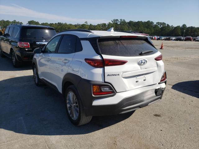 KM8K62AA1LU451280 - 2020 HYUNDAI KONA SEL P WHITE photo 3