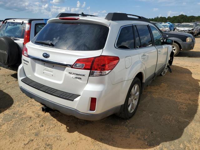 4S4BRDJC3B2329535 - 2011 SUBARU OUTBACK 3. WHITE photo 4