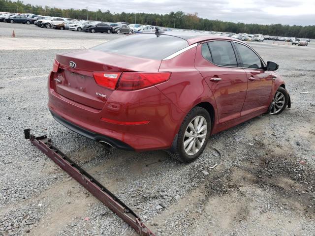 5XXGN4A70FG414082 - 2015 KIA OPTIMA EX RED photo 4