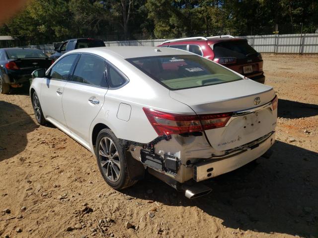 4T1BK1EB0GU207523 - 2016 TOYOTA AVALON XLE WHITE photo 3