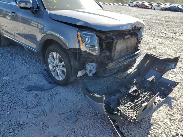 5XYP24HC2MG121336 - 2021 KIA TELLURIDE CHARCOAL photo 9