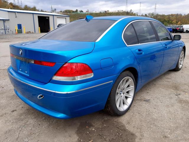 WBAGN63443DR18572 - 2003 BMW 7 SERIES Blau Foto 4