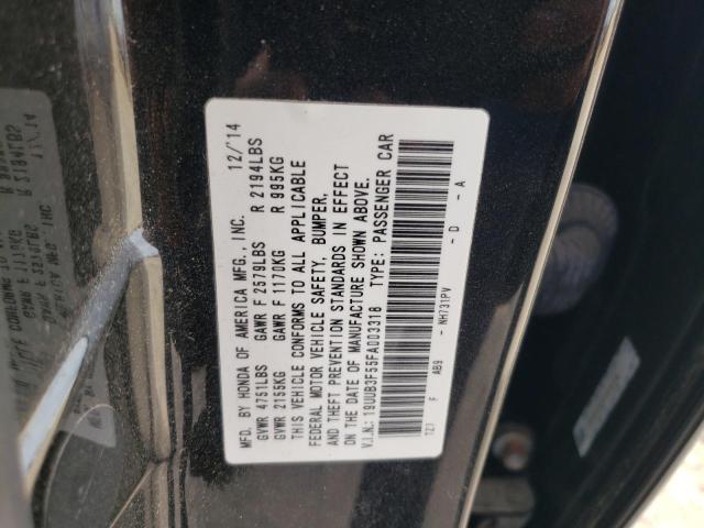 19UUB3F55FA003318 - 2015 ACURA TLX TECH BLACK photo 10