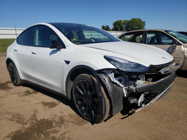 5YJYGDEE9LF014284 - 2020 TESLA MODEL Y أبيض صورة 1