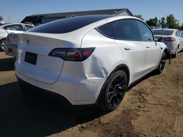 5YJYGDEE9LF014284 - 2020 TESLA MODEL Y أبيض صورة 4