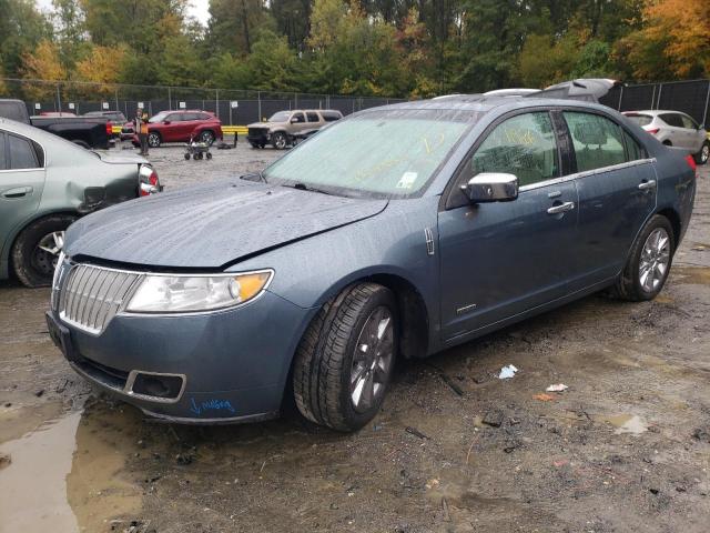 3LNDL2L33BR756351 - 2011 LINCOLN MKZ HYBRID BLUE photo 2