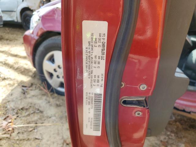 1B3HB28A49D117724 - 2009 DODGE CALIBER SE RED photo 10