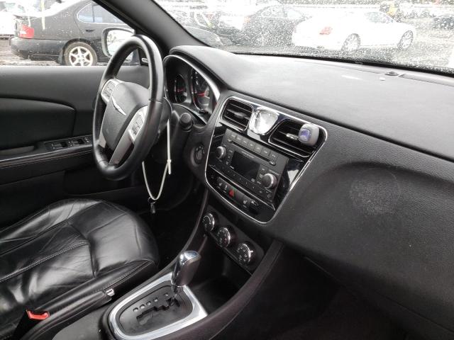 1C3CCBCG7DN635951 - 2013 CHRYSLER 200 GRAY photo 9