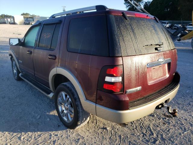 1FMEU64E56UB07724 - 2006 FORD EXPLORER E BURGUNDY photo 3