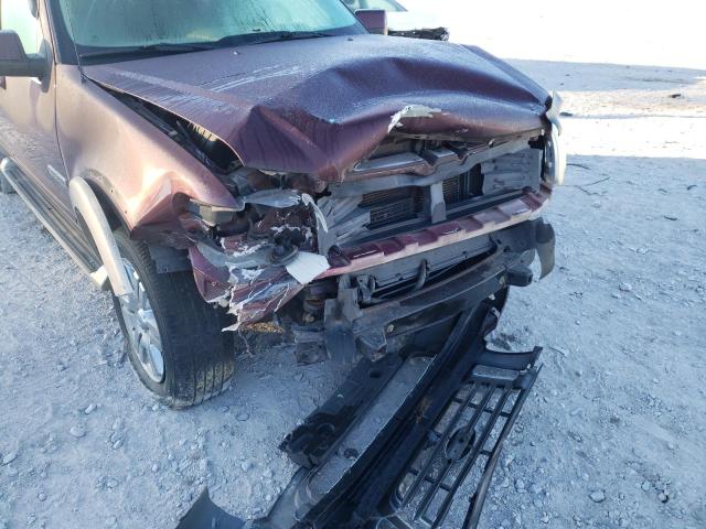 1FMEU64E56UB07724 - 2006 FORD EXPLORER E BURGUNDY photo 9