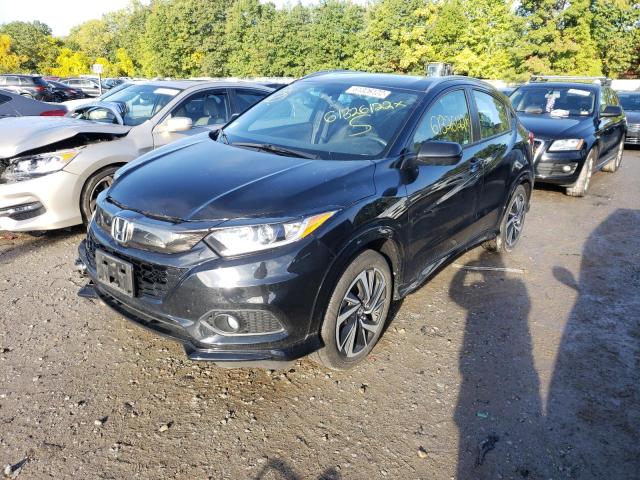 3CZRU6H19LM717956 - 2020 HONDA HR-V SPORT BLACK photo 2