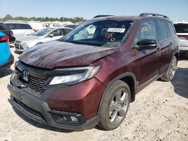 5FNYF7H91LB000835 - 2020 HONDA PASSPORT T MAROON photo 2