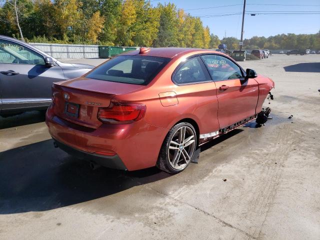 WBA2J7C06L7E70619 - 2020 BMW M240XI ORANGE photo 4