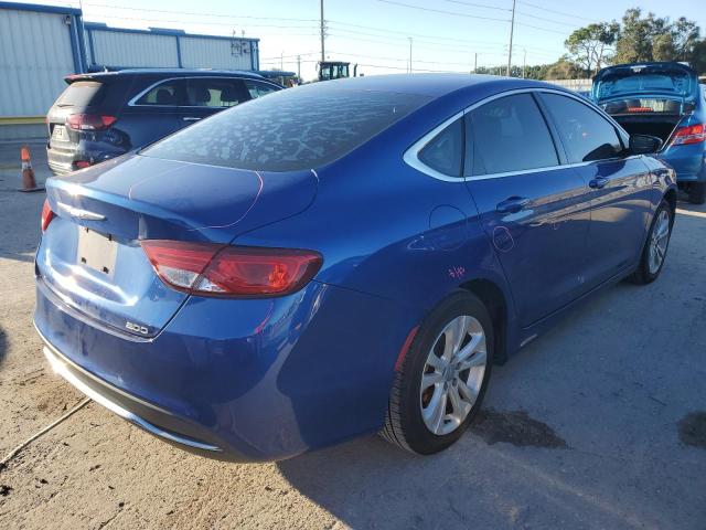 1C3CCCAB1FN754594 - 2015 CHRYSLER 200 LIMITE BLUE photo 4