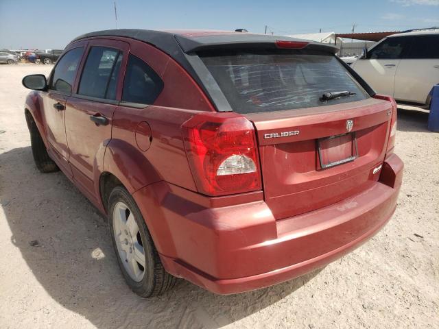 1B3HB48B98D621317 - 2008 DODGE CALIBER SX RED photo 3