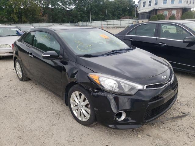 KNAFX6A87E5238786 - 2014 KIA FORTE EX BLACK photo 1