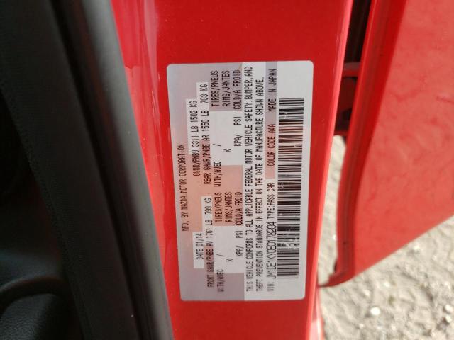 JM1DE1KY0E0178204 - 2014 MAZDA MAZDA2 SPO 红色 照片 10