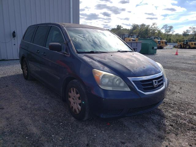 5FNRL3H2XAB106108 - 2010 HONDA ODYSSEY LX BLUE photo 1