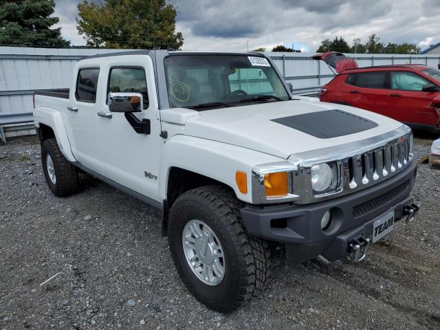 5GNEN13E398137808 - 2009 HUMMER H3T WHITE photo 1