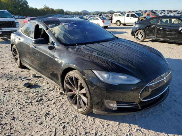 5YJSA1E48FF103068 - 2015 TESLA MODEL S Սև լուսանկար 1