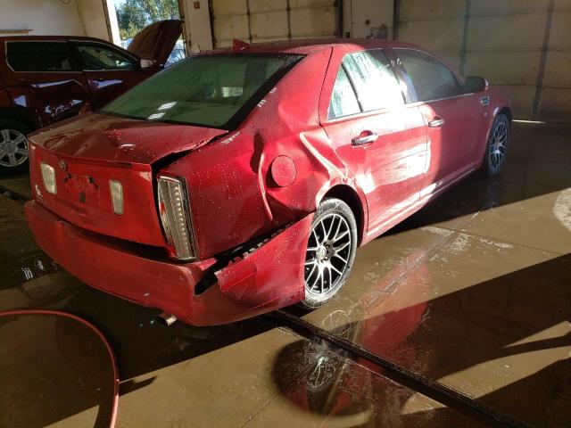 1G6DW6ED6B0102827 - 2011 CADILLAC STS LUXURY RED photo 4