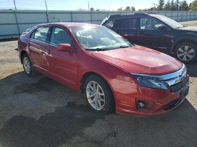 3FAHP0JG0AR223981 - 2010 FORD FUSION SEL RED photo 1