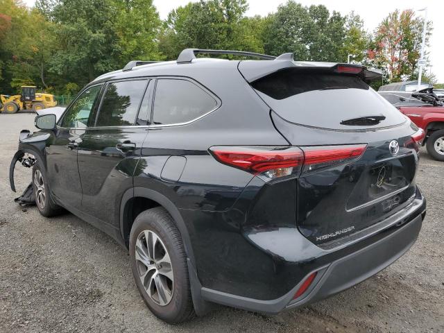 5TDGZRBH3NS575029 - 2022 TOYOTA HIGHLANDER BLACK photo 3
