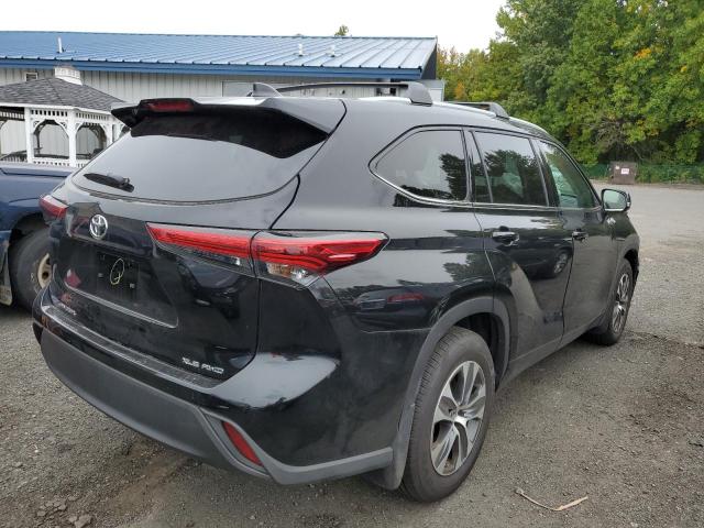 5TDGZRBH3NS575029 - 2022 TOYOTA HIGHLANDER BLACK photo 4