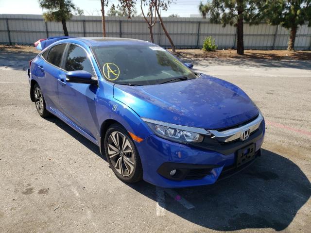 JHMFC1F76JX021163 - 2018 HONDA CIVIC EXL Mavi foto 1