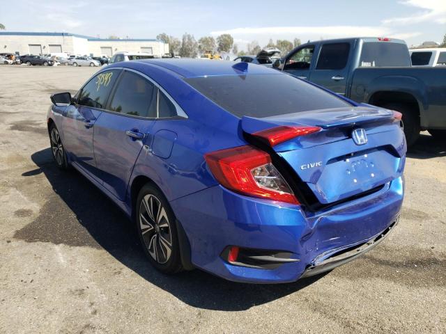 JHMFC1F76JX021163 - 2018 HONDA CIVIC EXL Mavi foto 3