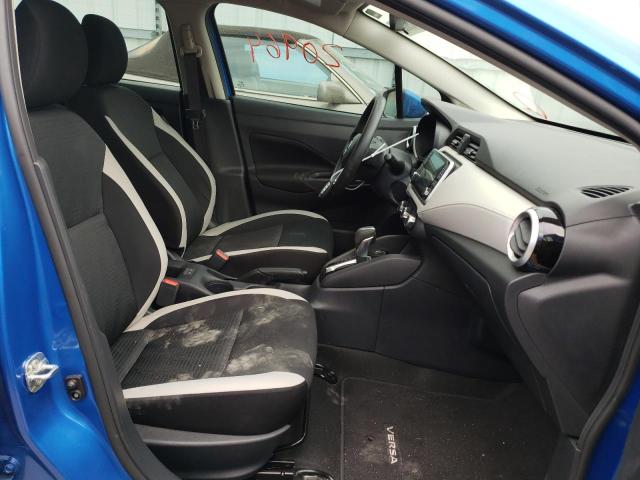 3N1CN8EV4ML919013 - 2021 NISSAN VERSA SV BLUE photo 5