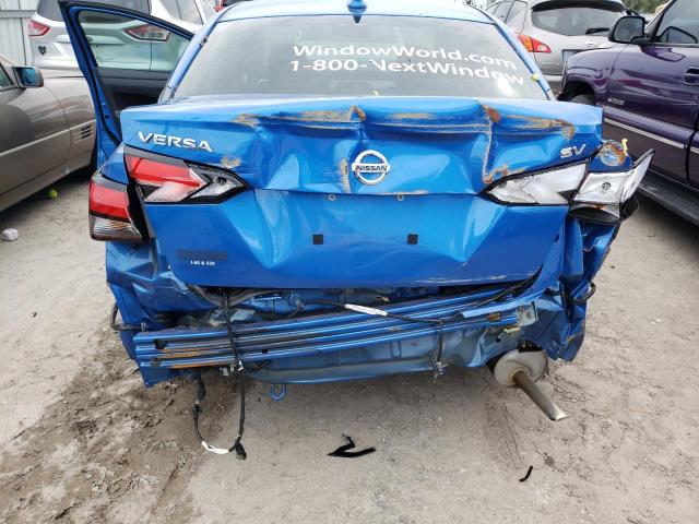 3N1CN8EV4ML919013 - 2021 NISSAN VERSA SV BLUE photo 9