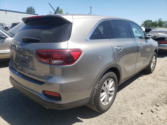 5XYPG4A31KG464745 - 2019 KIA SORENTO L GRAY photo 4