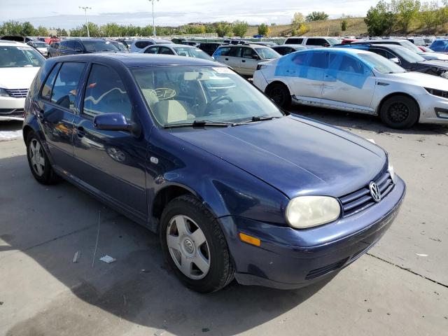 9BWGD61J114033344 - 2001 VOLKSWAGEN GOLF GLS BLUE photo 1