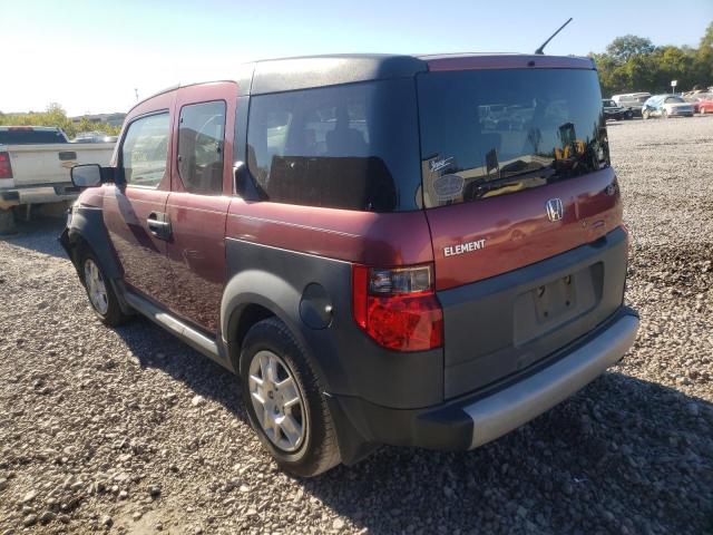 5J6YH18348L016786 - 2008 HONDA ELEMENT LX BURGUNDY photo 3