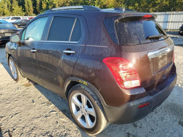 KL7CJNSB0FB167765 - 2015 CHEVROLET TRAX LTZ BROWN photo 3