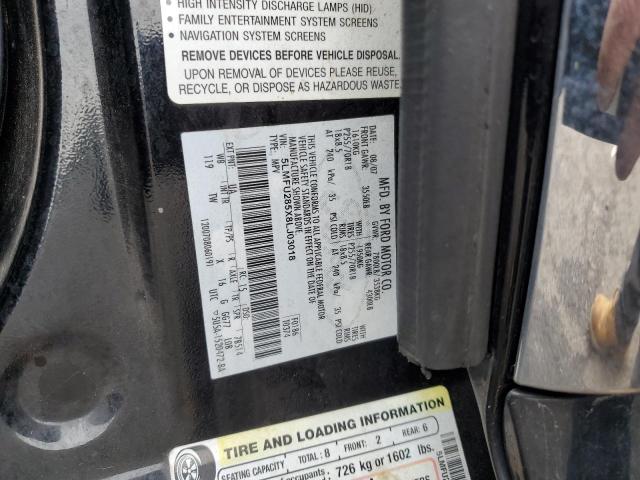 5LMFU285X8LJ03018 - 2008 LINCOLN NAVIGATOR 黑色 照片 10