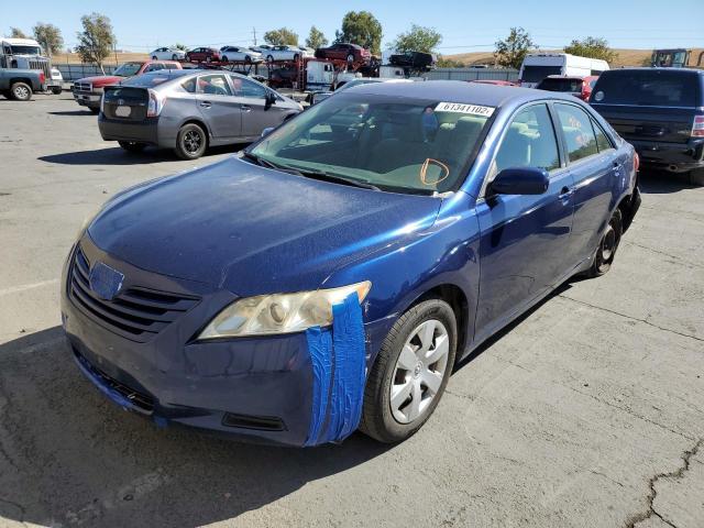 JTNBE46K873054080 - 2007 TOYOTA CAMRY CE BLUE photo 2