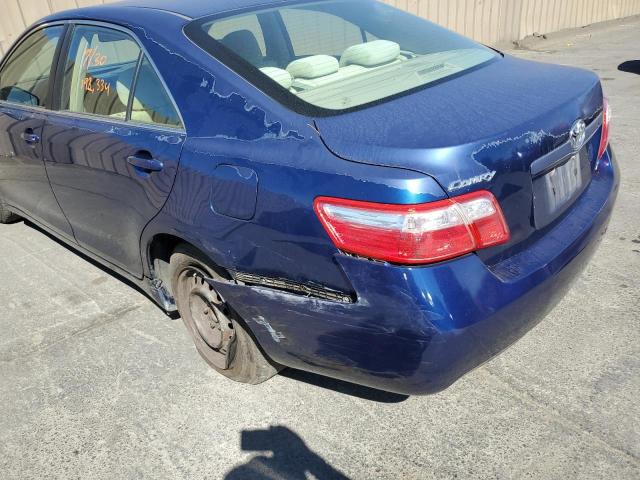 JTNBE46K873054080 - 2007 TOYOTA CAMRY CE BLUE photo 9