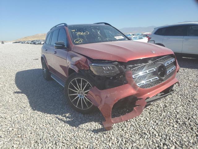 4JGFF5KE6NA632643 - 2022 MERCEDES-BENZ GLS 450 4M RED photo 1