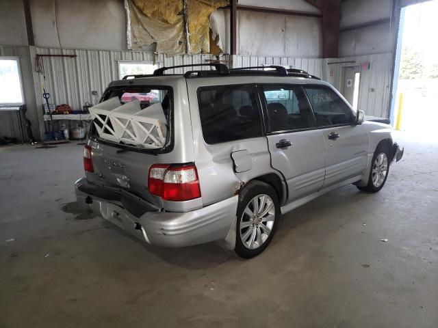 JF1SF65632H744399 - 2002 SUBARU FORESTER S SILVER photo 4